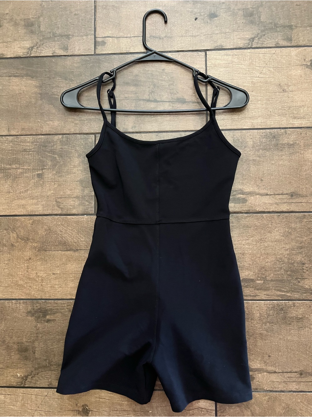 Women Black One-Piece Romper-WhiteFox